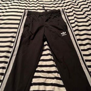 Adidas side snap running pants